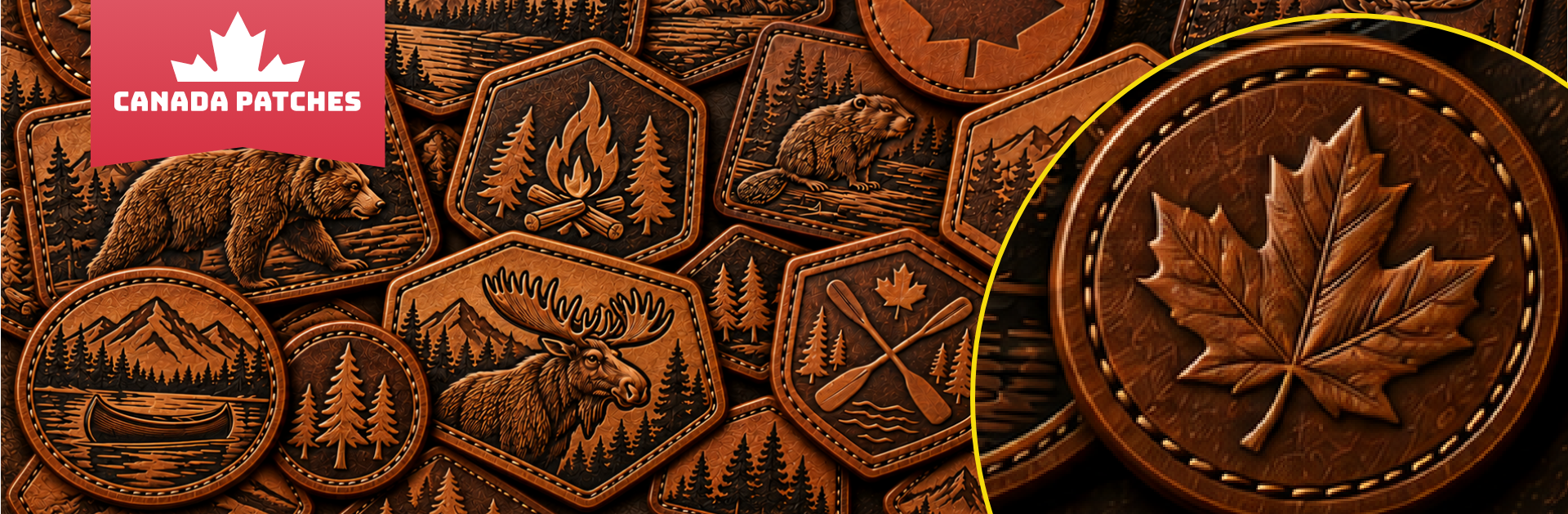 Canadian Leather Patch Manufacturer